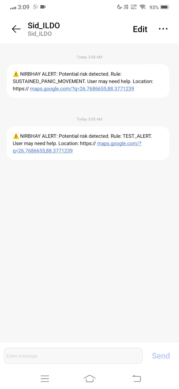 NIRBHAY — Autonomous Travel Safety & Emergency Alert System