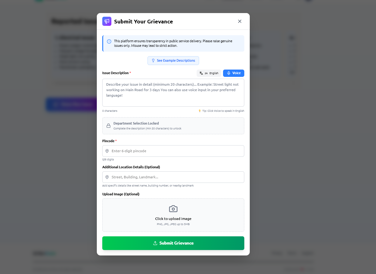 Citizen Grievance Routing System with SLA Tracking