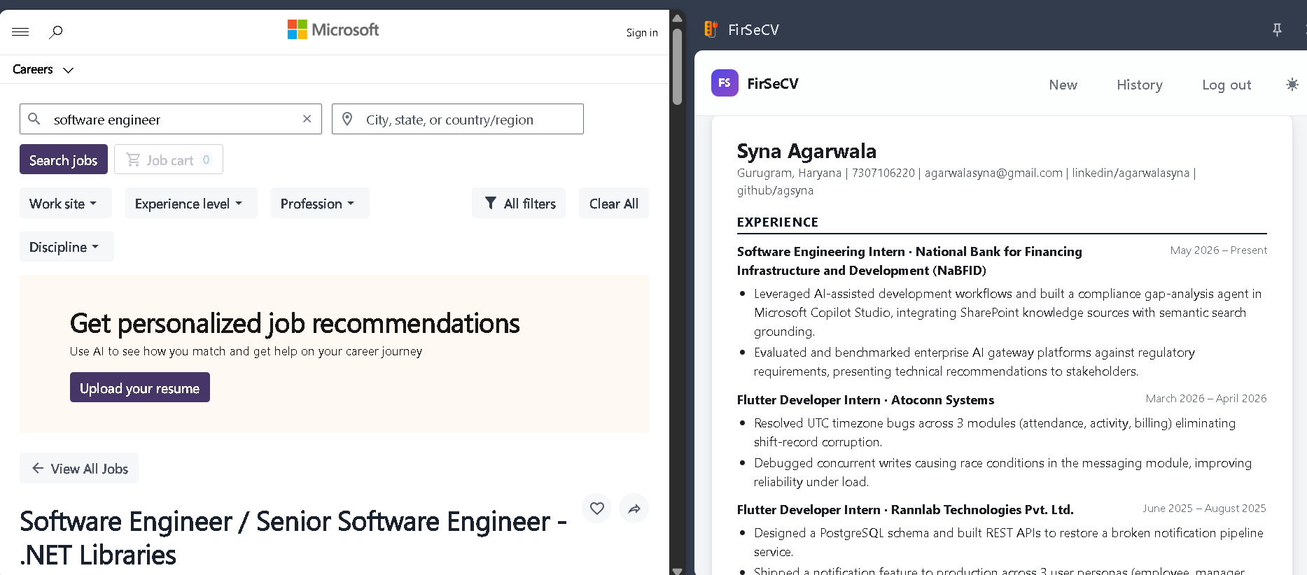 Fir Se CV Fir Se CV