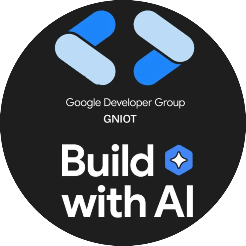 GDG GNIOT Build With AI 2025 Snap Lens