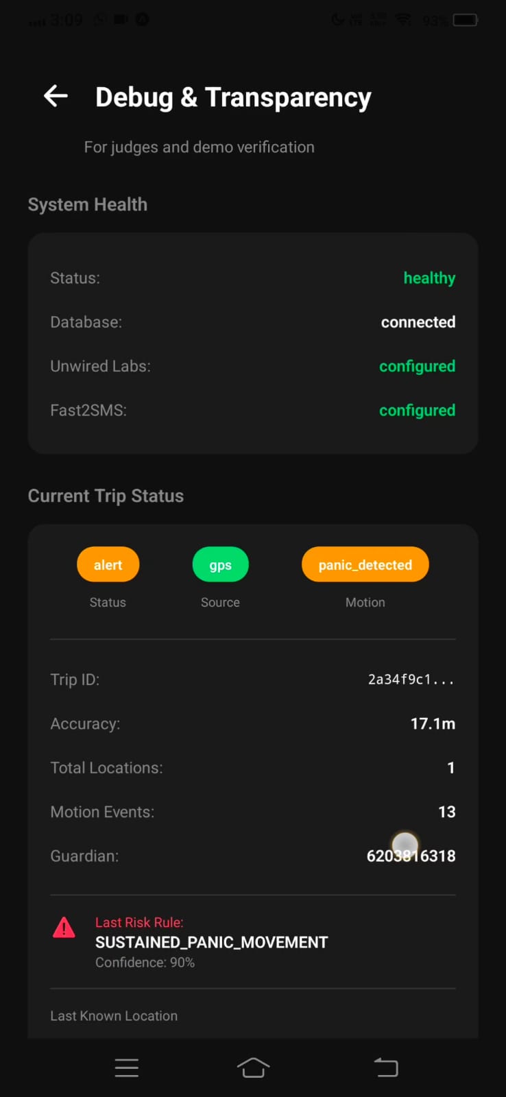 NIRBHAY — Autonomous Travel Safety & Emergency Alert System