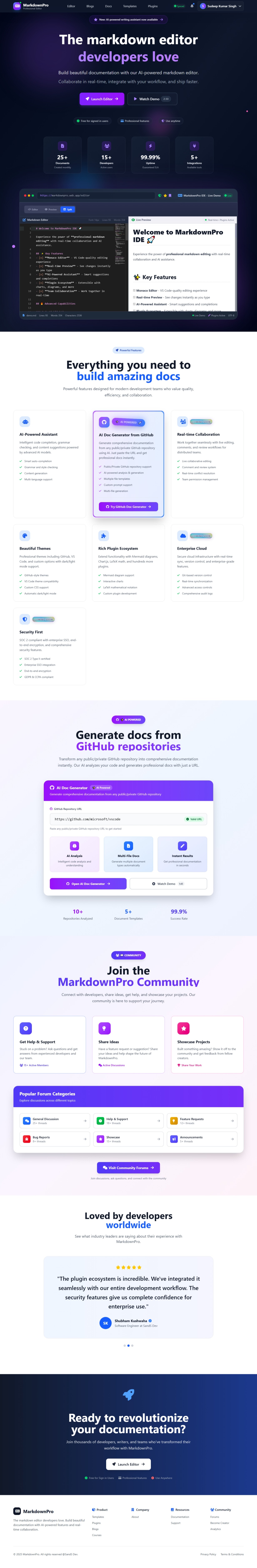 Markdown pro - A document writing software based on web based on markdown