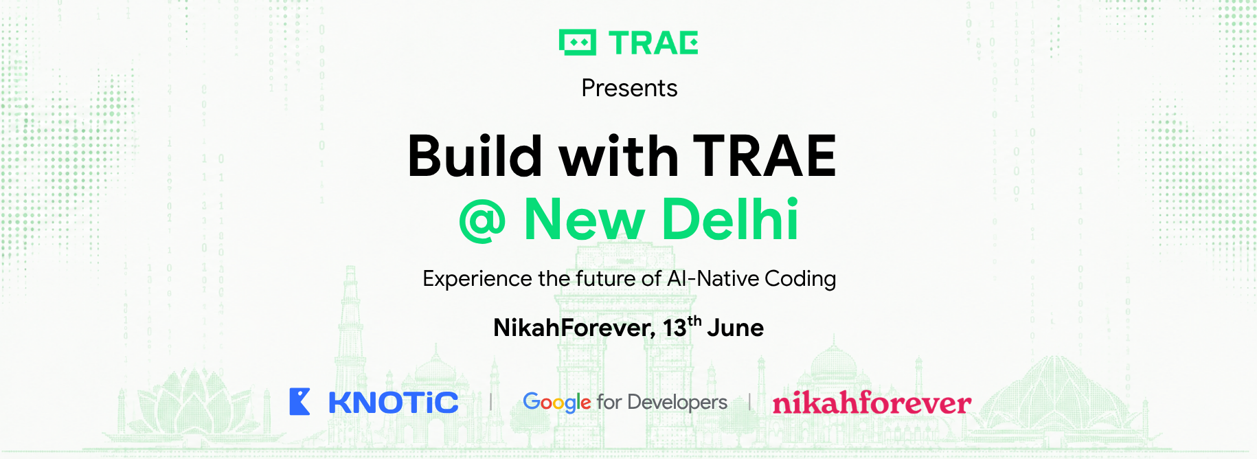 Build With TRAE @ New Delhi Build With TRAE @ New Delhi