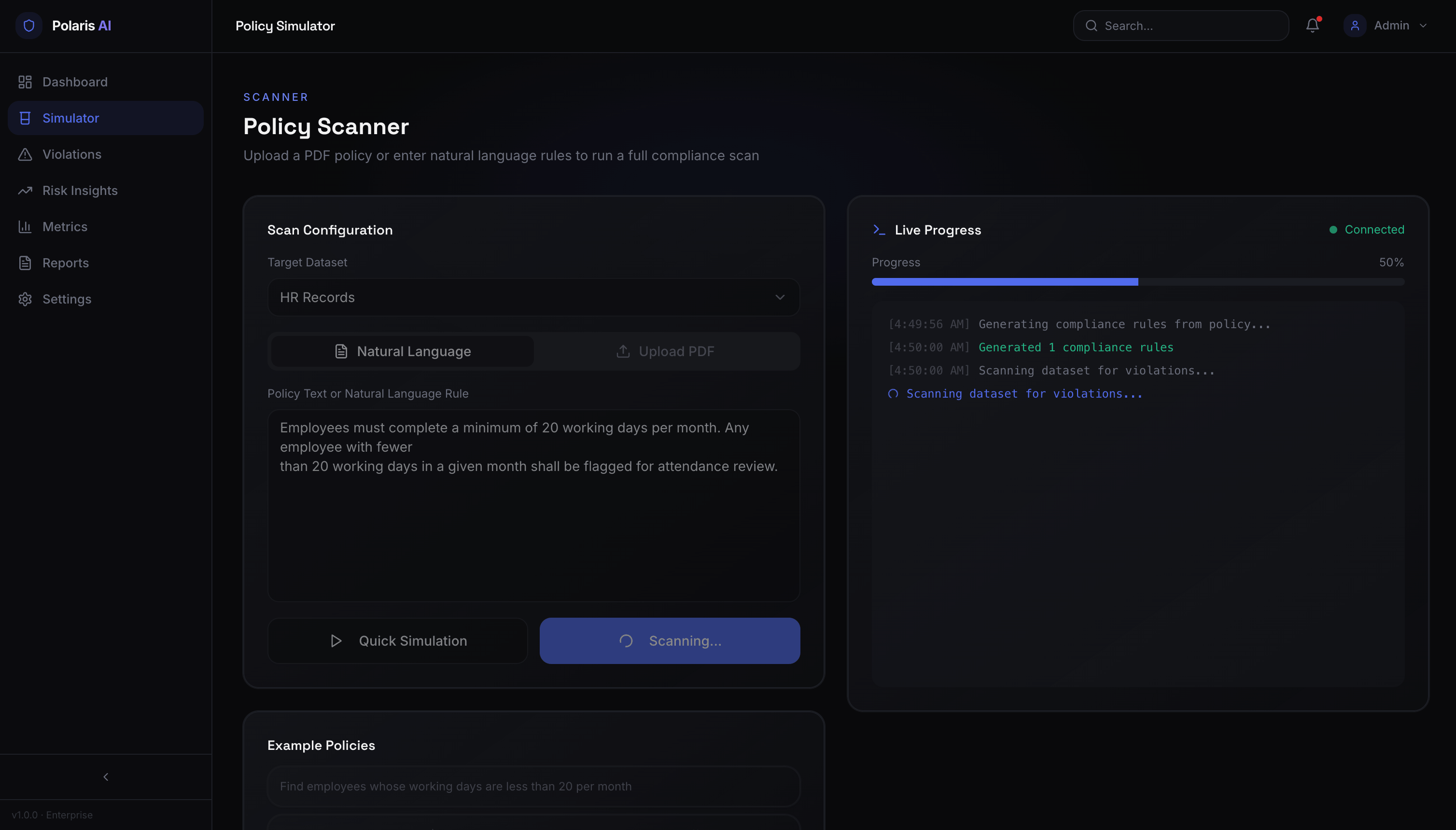  Polaris AI - Intelligent Compliance Automation & Risk Management