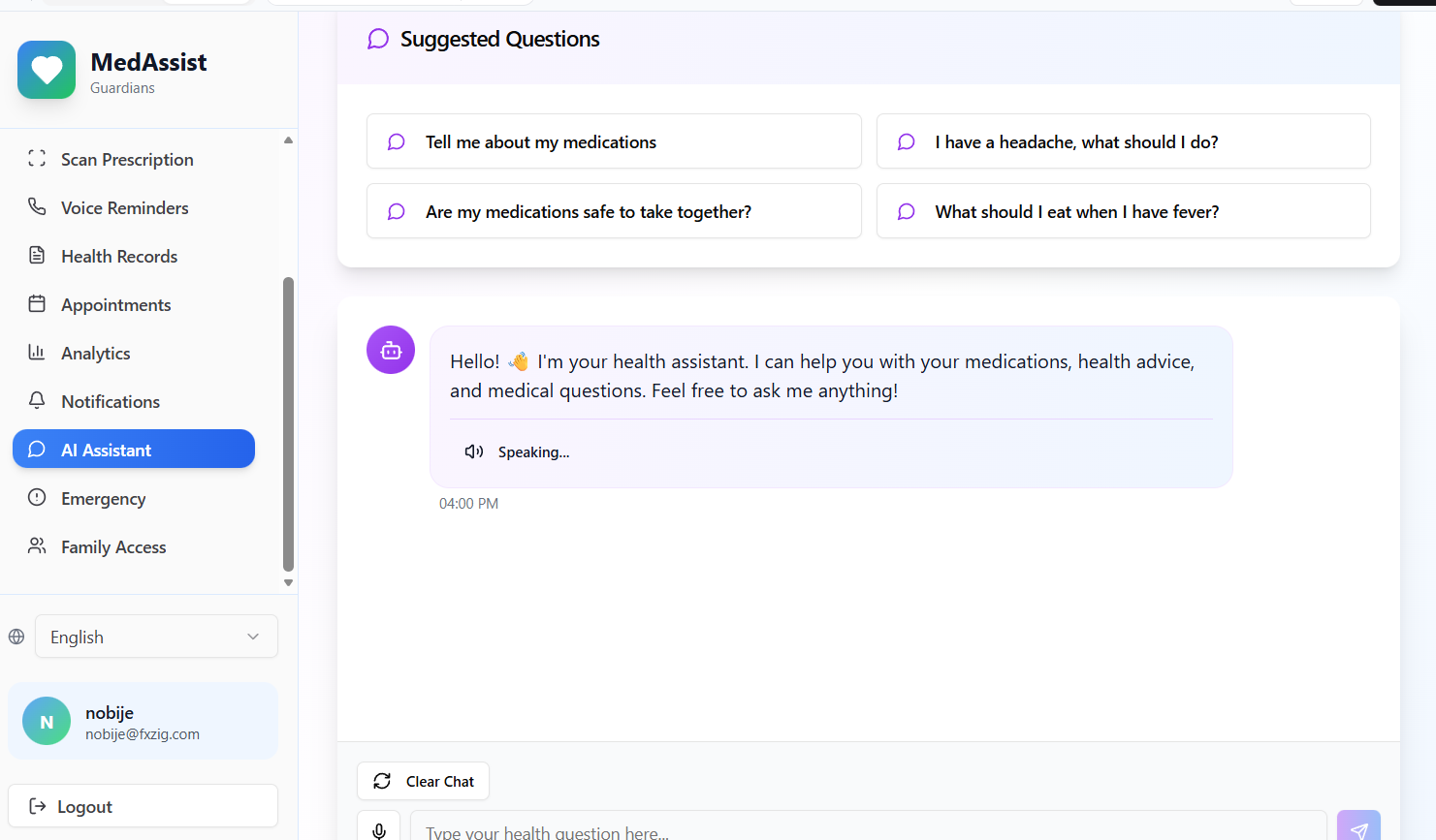 Med Assist- Rural Healthcare Bridge Platform