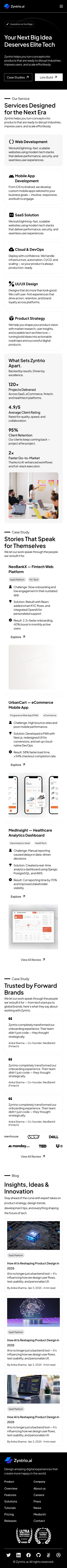 Designing Zyntrio.ai — A Modern IT Service Landing Page. Designing Zyntrio.ai — A Modern IT Service Landing Page.
