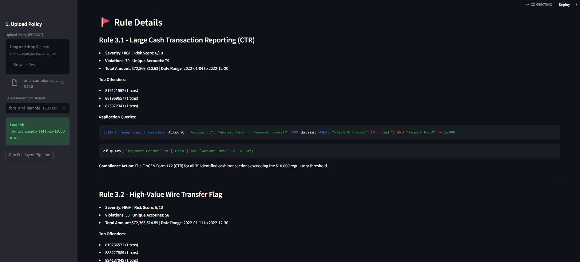 Zero-Day Compliance — AI-Powered Policy Enforcement Agent
