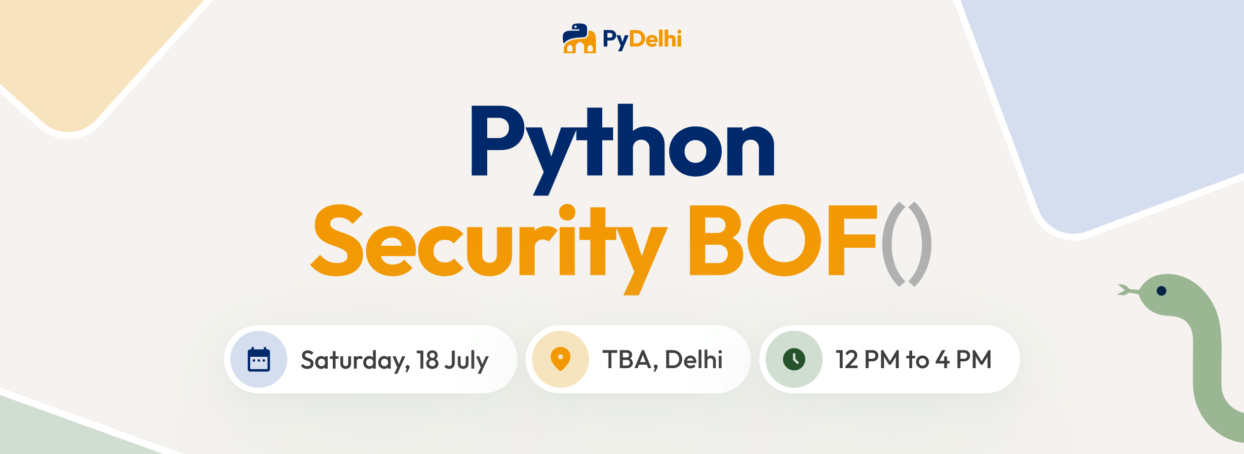 PyDelhi Security BOF PyDelhi Security BOF