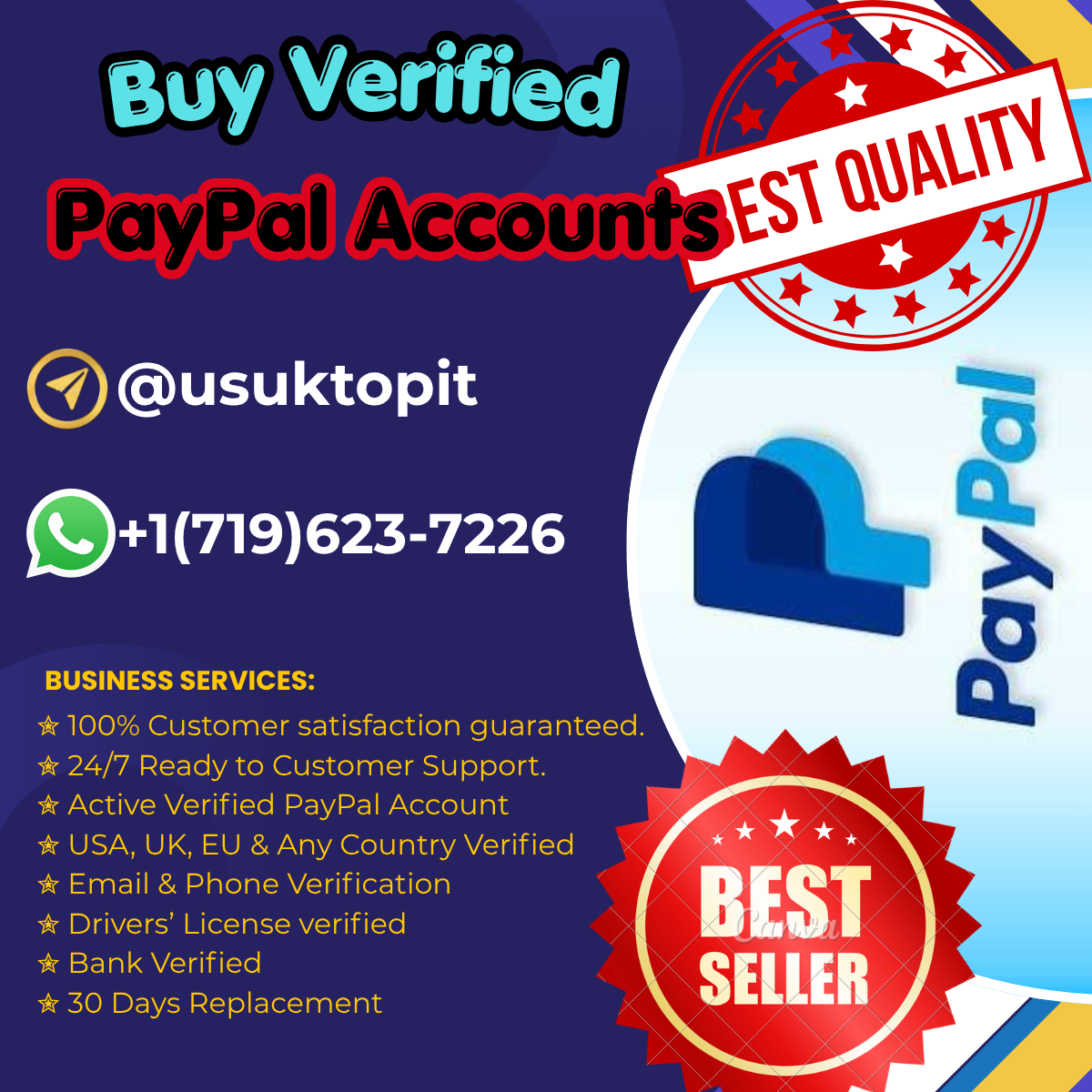Best 7 Places to Buy Verified paypal Accounts (Verified & Aged) in 2026 Best 7 Places to Buy Verified paypal Accounts (Verified & Aged) in 2026
