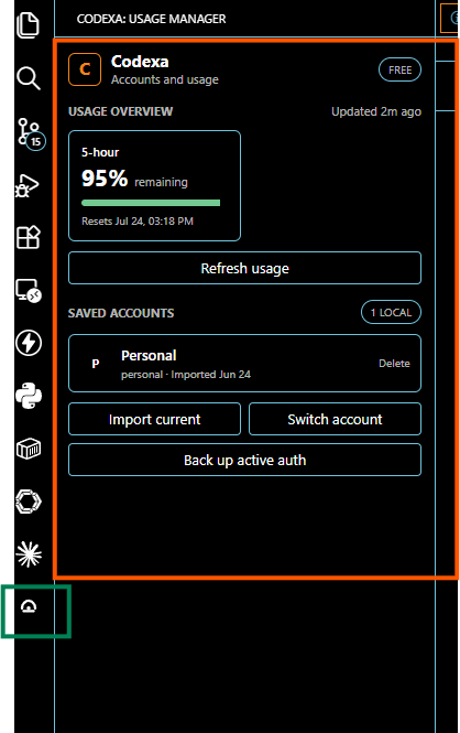 Codexa – Manage Multiple Codex Accounts in VS Code Codexa – Manage Multiple Codex Accounts in VS Code