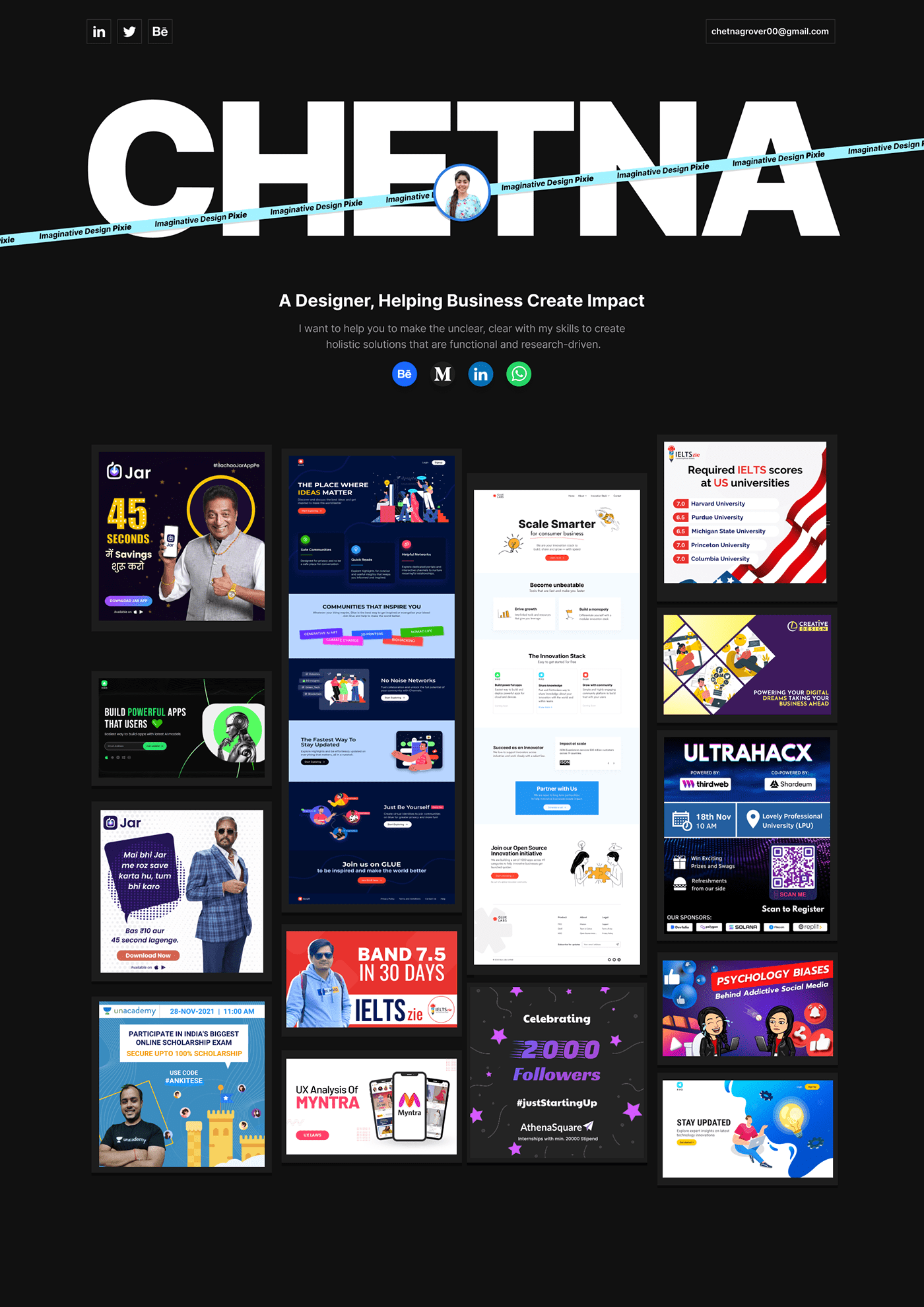 Design Portfolio - Chetna Grover