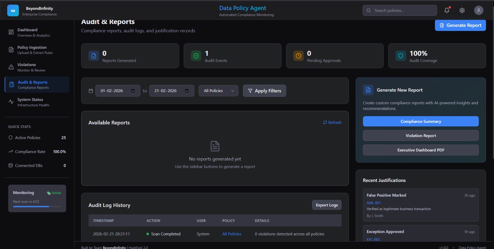 Data Policy Compliance Agent