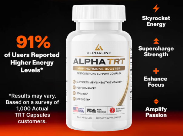 Alphaline TRT Male Enhancement Capsules: Boost Energy, Strength & Performance (CA)
