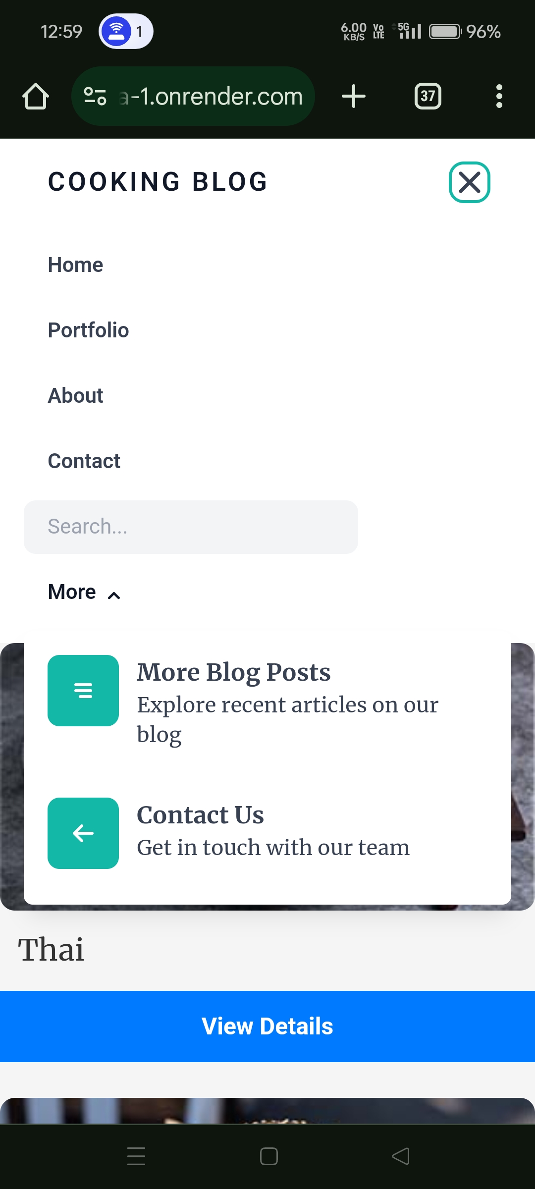 Zayka-A recipe Webapp 