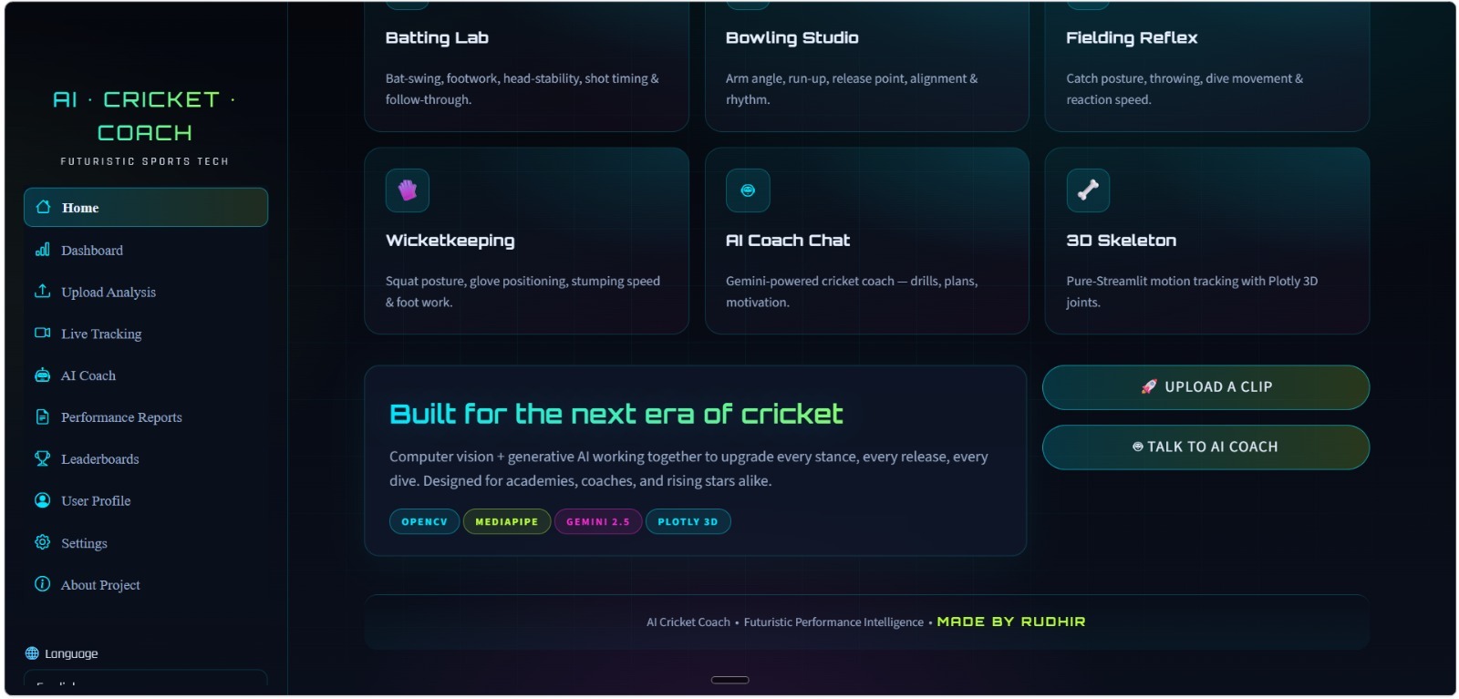 AI Cricket Coach – Personal AI Coach for Every Cricketer