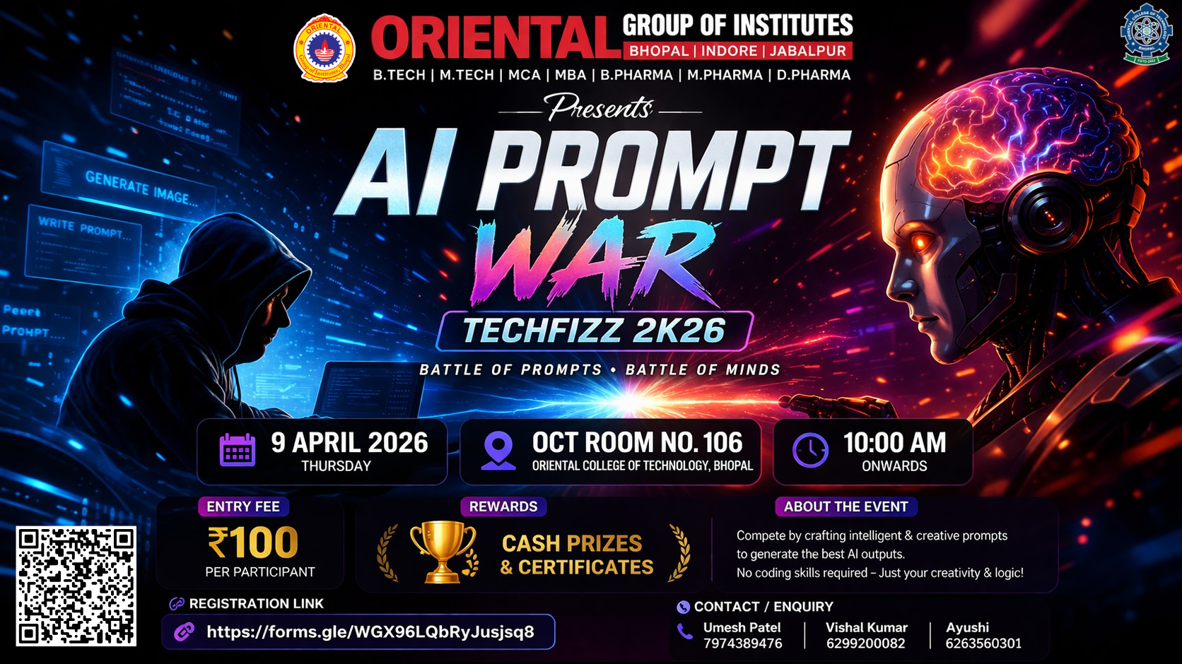 AI Prompt War – Techfizz 2K26 AI Prompt War – Techfizz 2K26