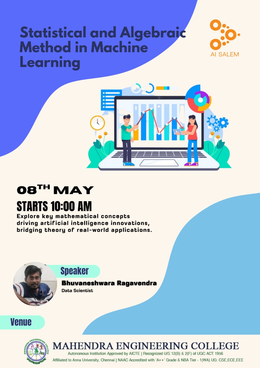 Statistical and Algebraic Method in Machine Learning