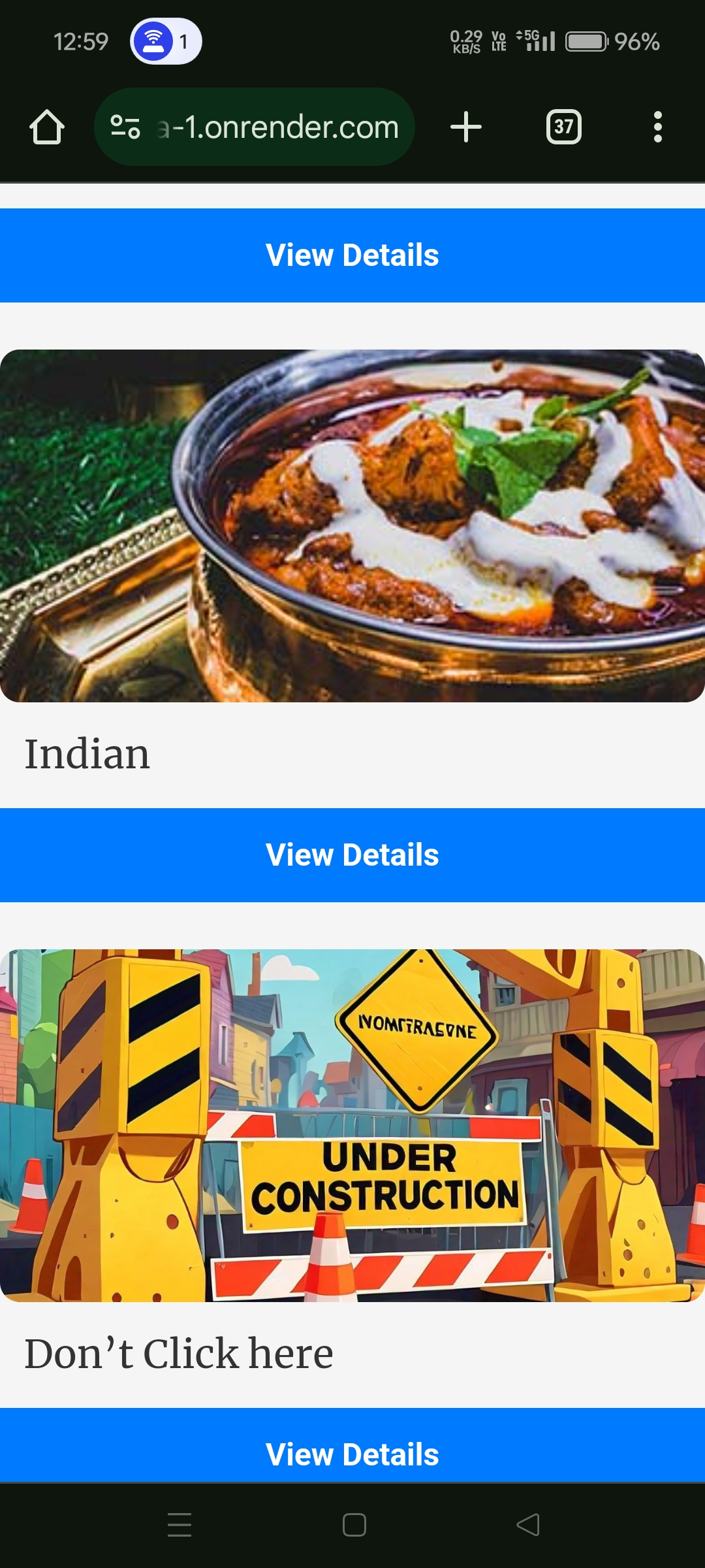 Zayka-A recipe Webapp 