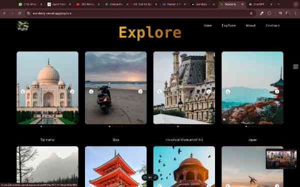 Wonderly - Tourist web