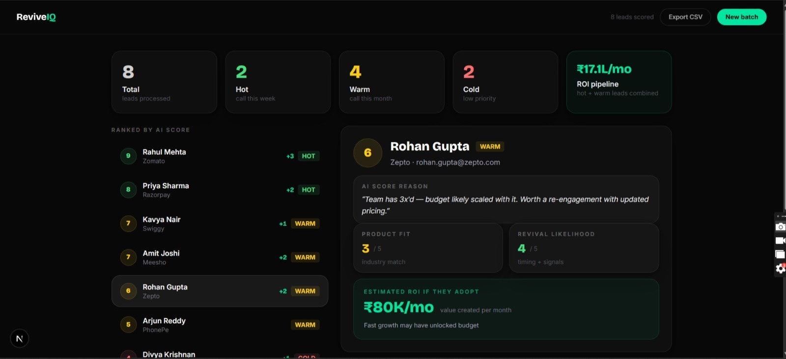 Revive IQ- Dead lead revival Engine