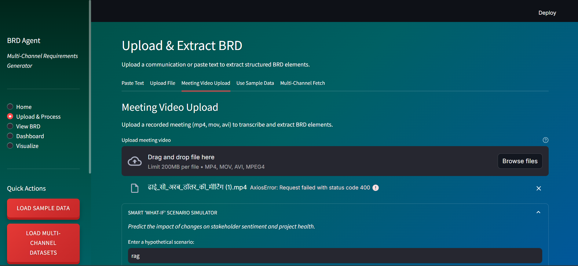 Enterprise Multi-Channel Requirements Synthesizer