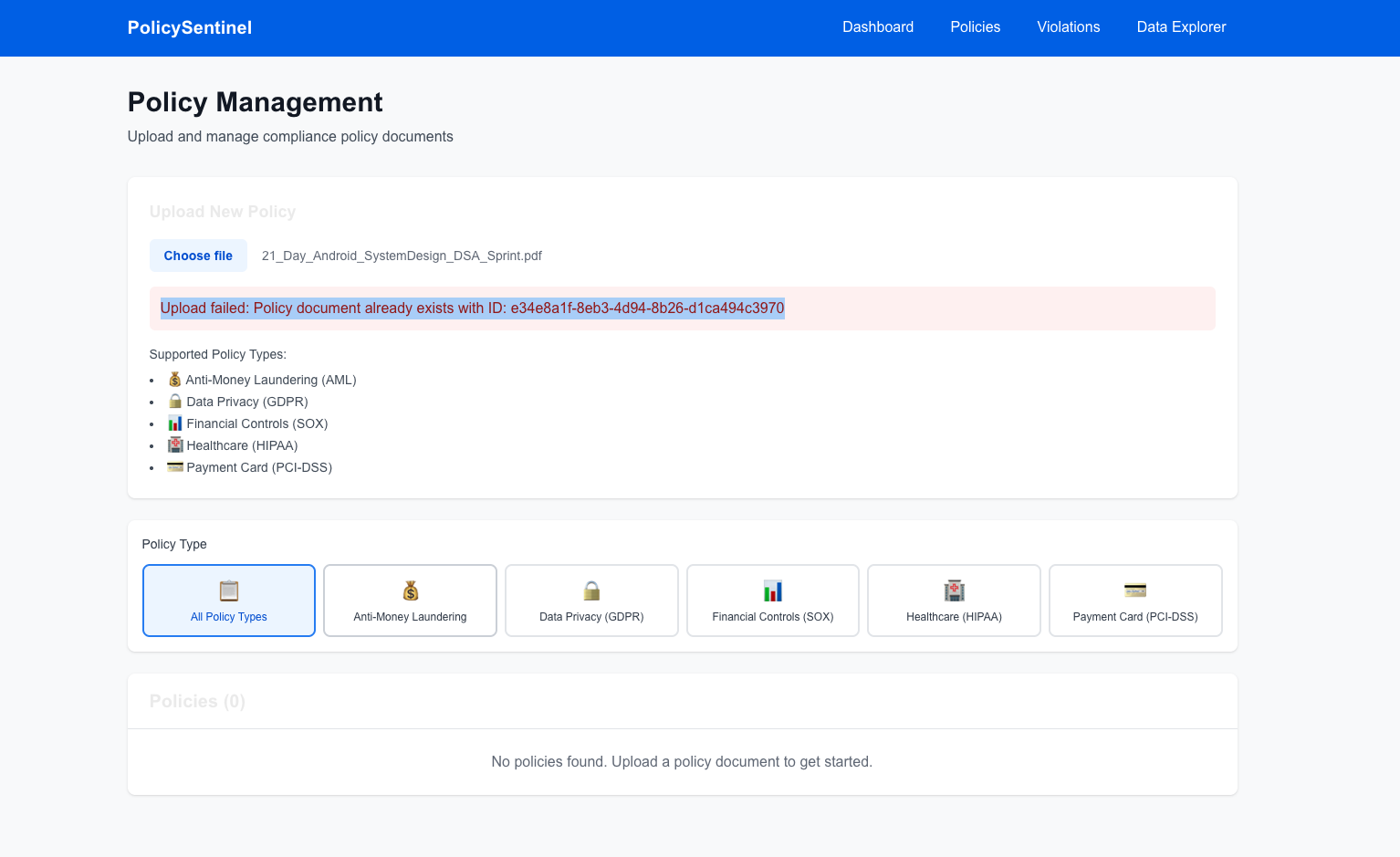 PolicySentinel - From Policy to Action in Seconds
