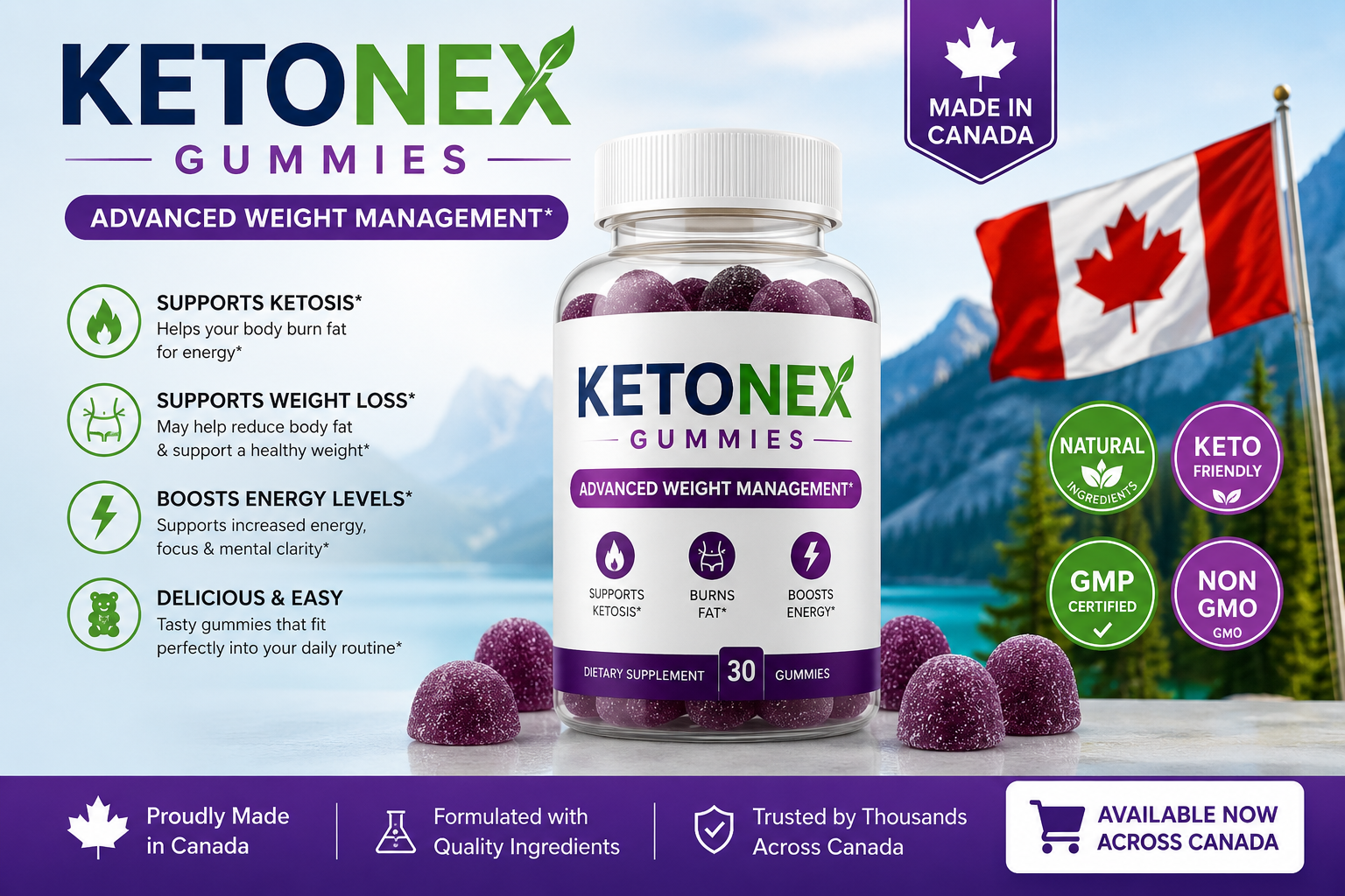 KetoNex Gummies Canada
