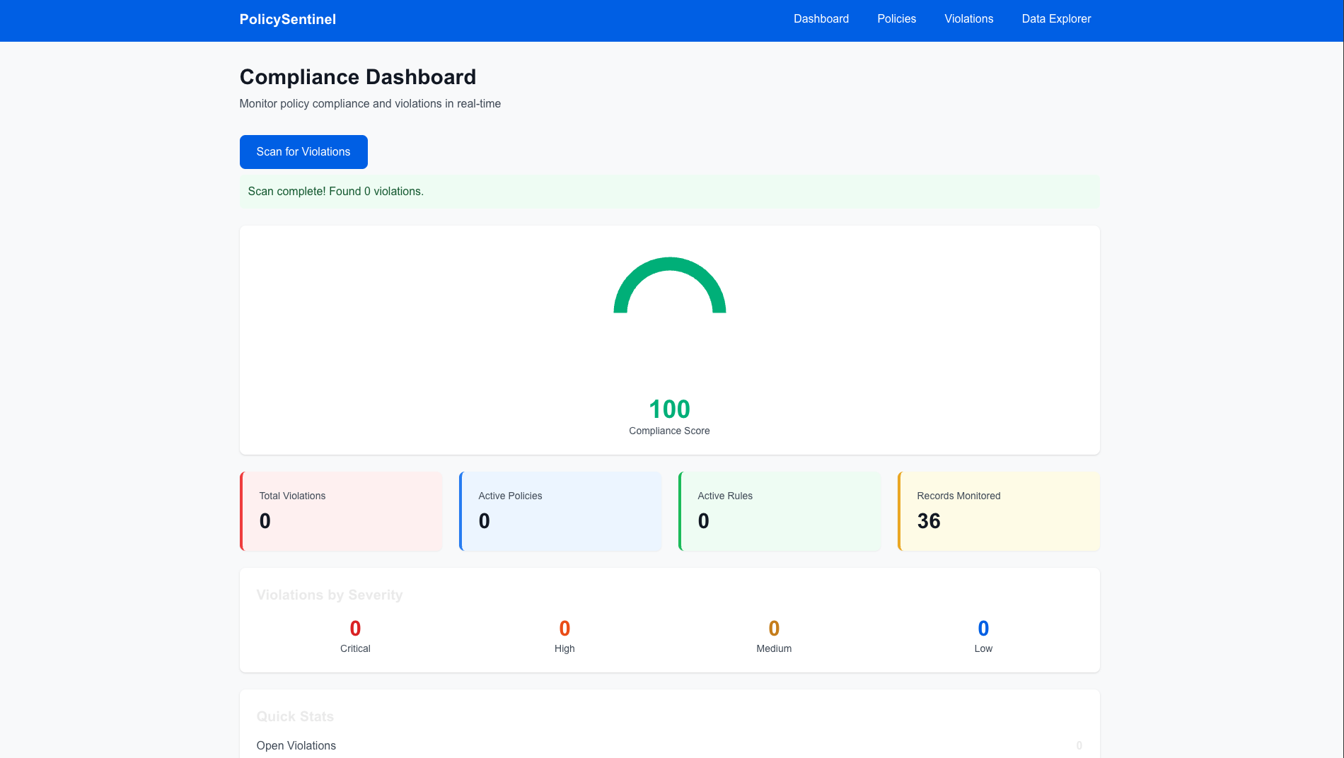 PolicySentinel - From Policy to Action in Seconds