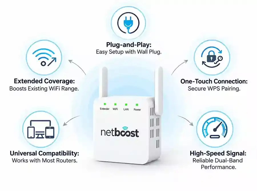 NetBoost WiFi Repeater