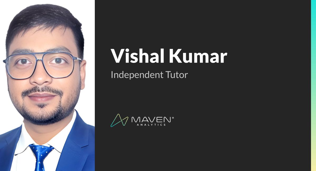Vishal Kumar's Data Analytics Profile