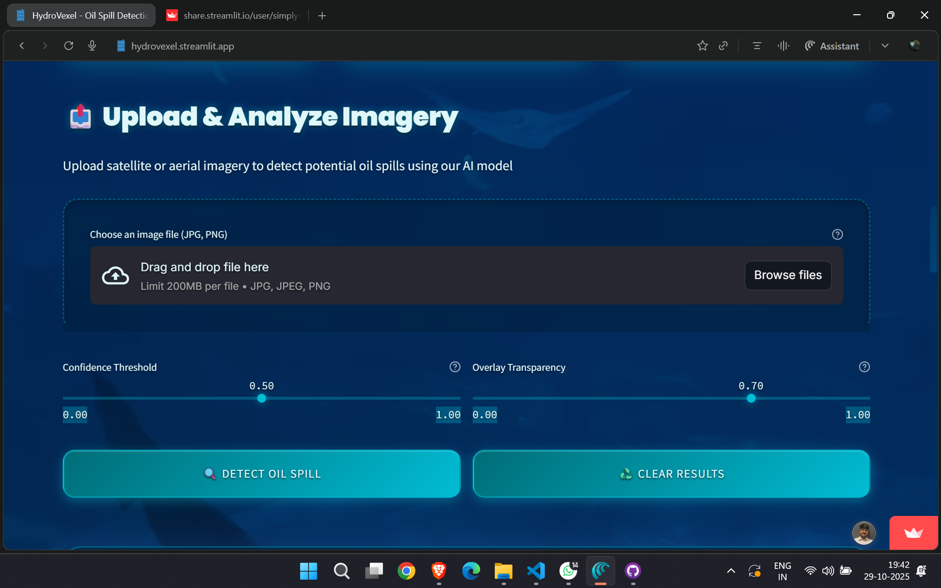 HydroVexel - An AI-Powered Oil Spill Detection System