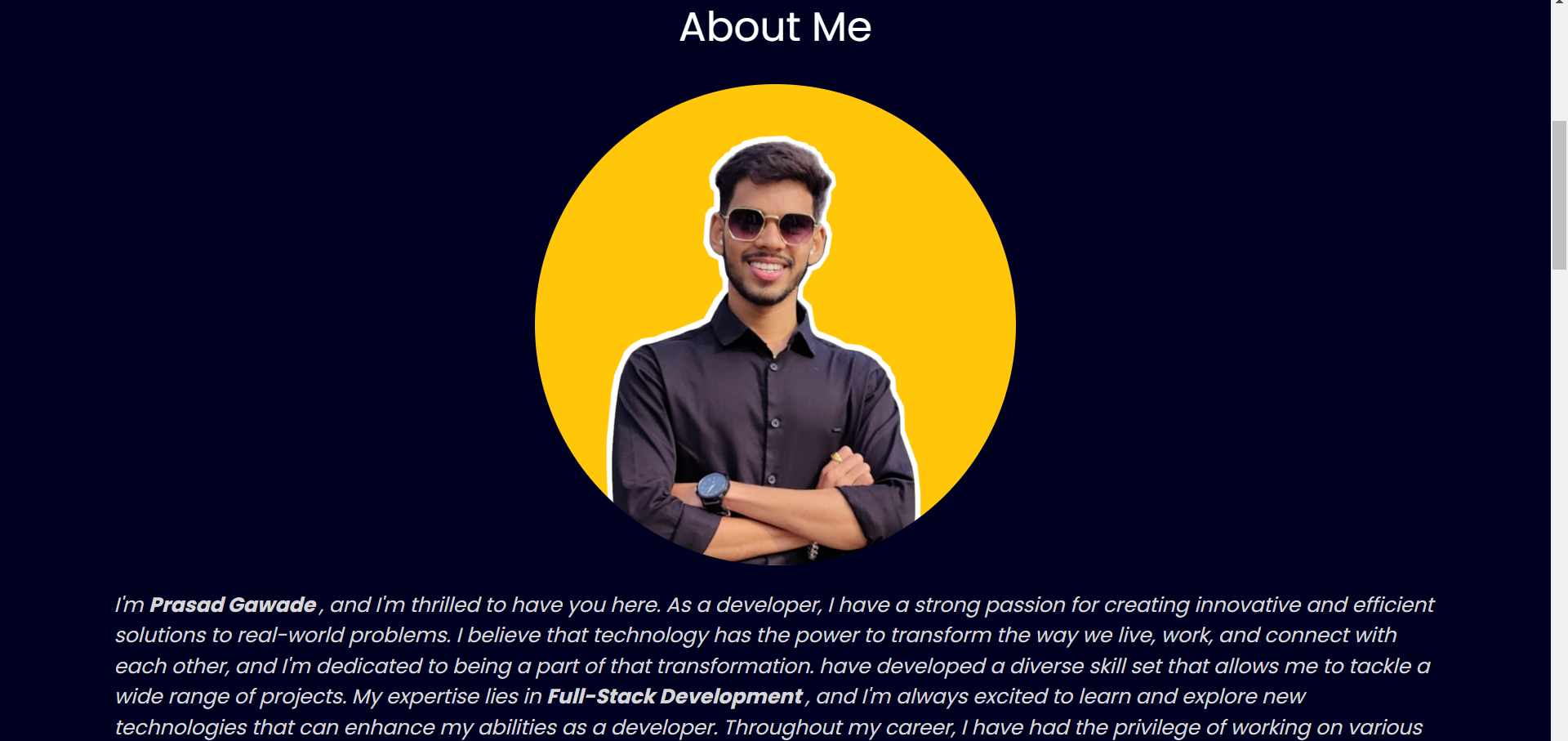Developer Portfolio