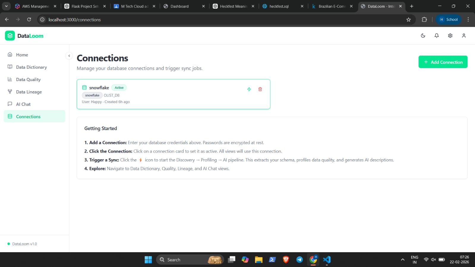 DataLoom Intelligent Data Dictionary