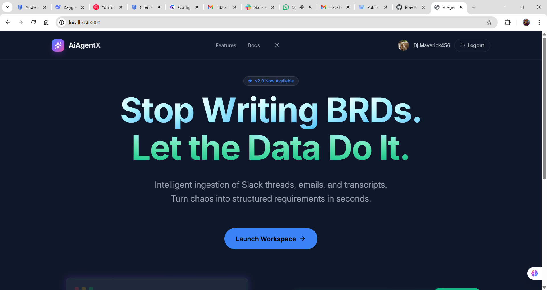 AIAgentX - Business Required Document AI Agent