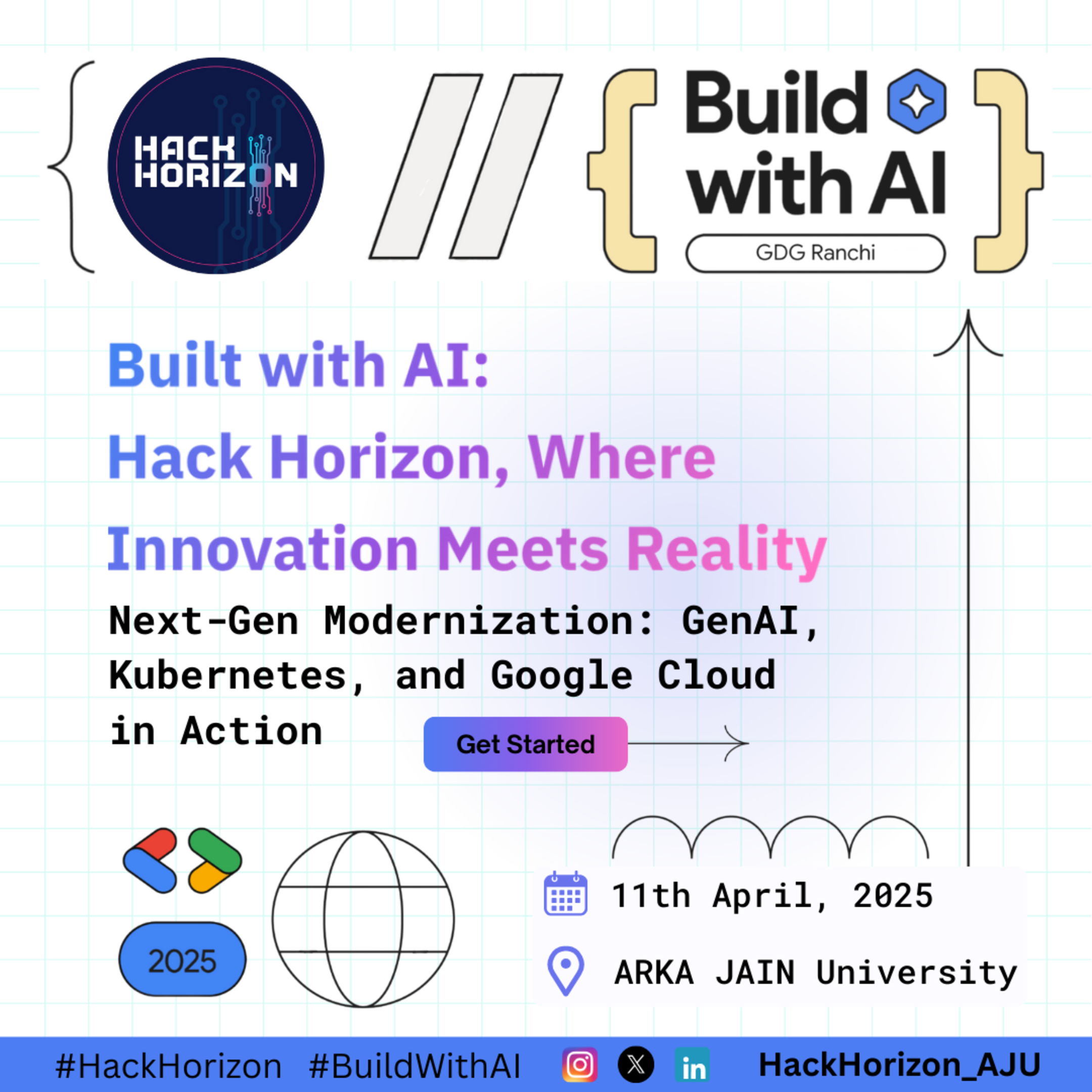 Build With AI: HackHorizon – Where Innovation Meets Reality! | Google Developer Groups