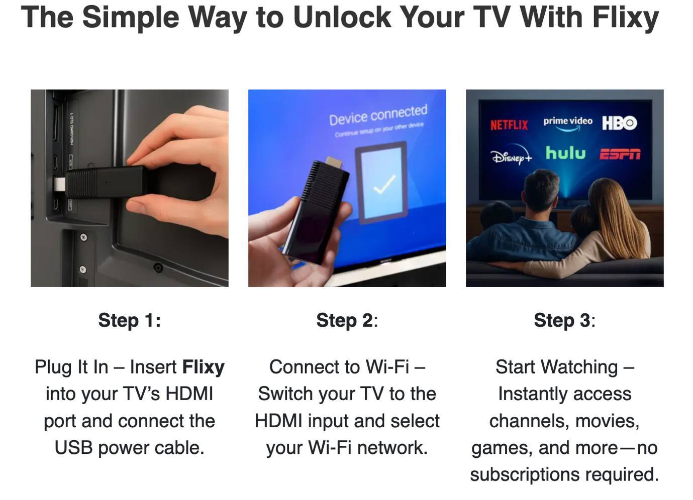 Flixy TV Smart Stick Deutschland
