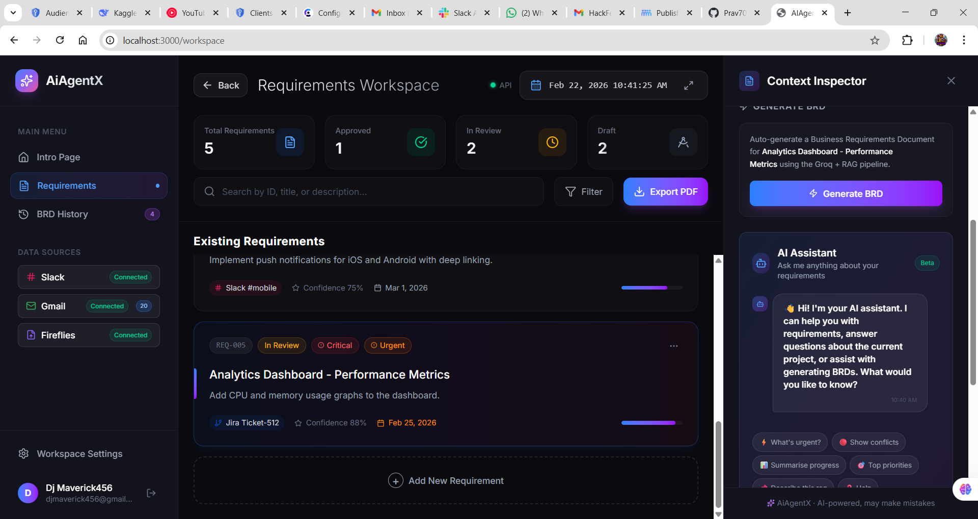 AIAgentX - Business Required Document AI Agent