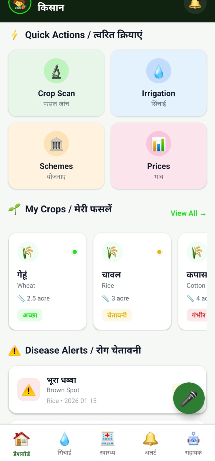 AgriGuard – Offline AI Farming Assistant for Smart Irrigation & Crop Health AgriGuard – Offline AI Farming Assistant for Smart Irrigation & Crop Health