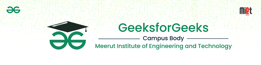 GeeksforGeeks Campus Body MIET GeeksforGeeks Campus Body MIET