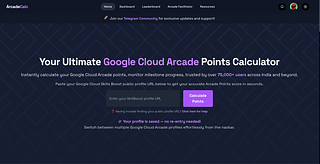 Google Cloud Arcade Points Calculator | Arcade Calc | Arcade Facilitator Program Google Cloud Arcade Points Calculator | Arcade Calc | Arcade Facilitator Program