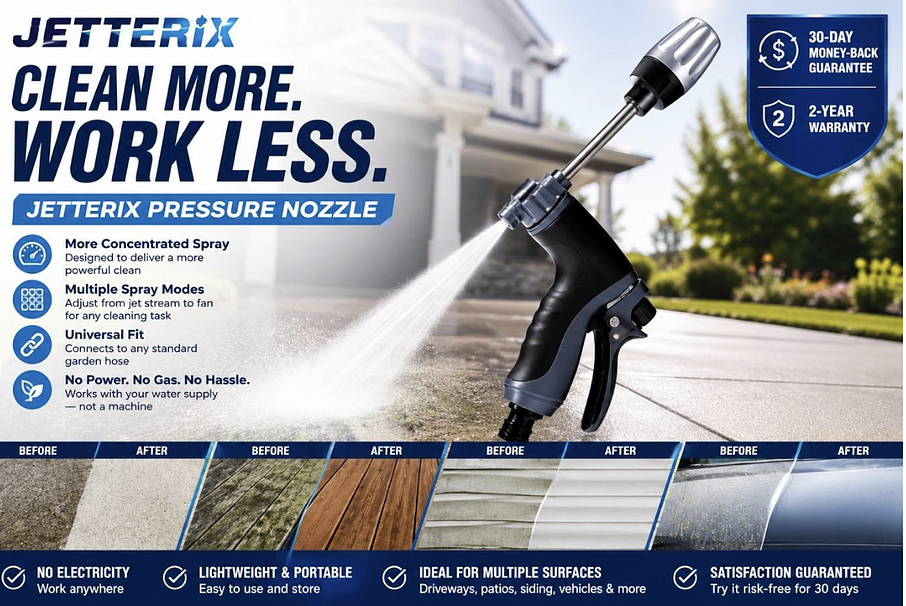 Jetterix Pressure Nozzle Reviews Performance, Design and Ease of Use 