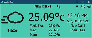 Weather App Weather App