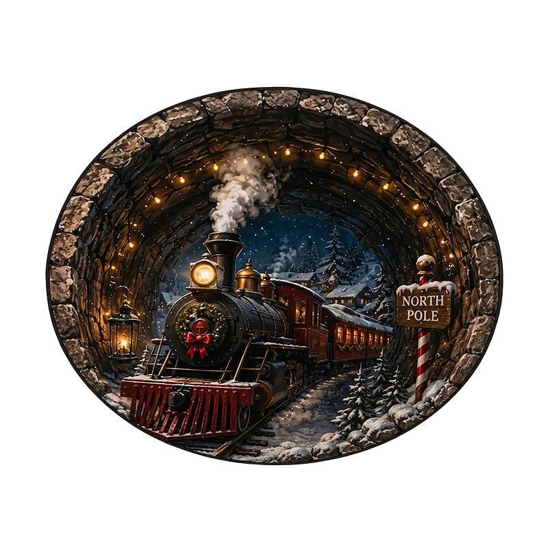 Shirem Christmas Rug 2026 – Magical Winter Wonderland Floor Decoration Shirem Christmas Rug 2026 – Magical Winter Wonderland Floor Decoration