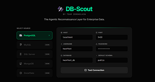 DB-Scout final working UI + backend + RAG 