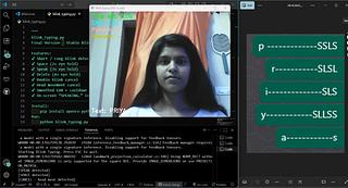 Eye-Blink Communication System