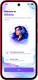 Athena AI: Next-Gen Conversational AI Teacher & Voice Coder Athena AI: Next-Gen Conversational AI Teacher & Voice Coder