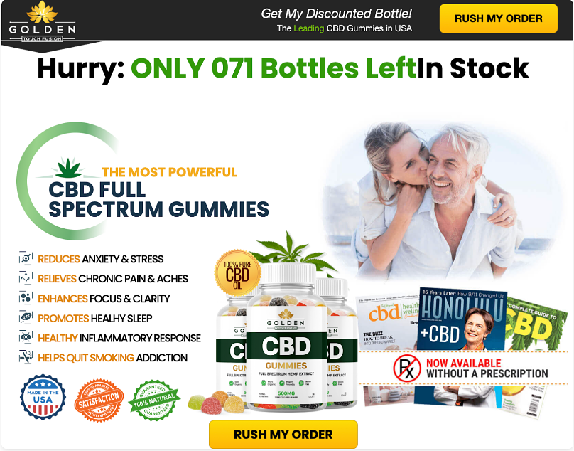 Golden Touch Fusion CBD Gummies Reviews, Price & Where To Buy?