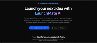 Launch your next idea with LaunchMate AI