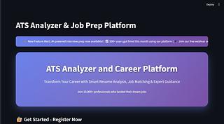ATS Analyzer and Job Prep Platform 
