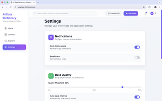 Intelligent Data Dictionary Agent